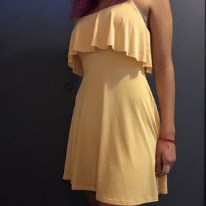 Yellow dress worn once and in perfect condition